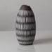 Ingrid Atterberg for Uppsala, stoneware vase brown and white vase K2458