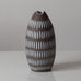 Ingrid Atterberg for Uppsala, stoneware vase brown and white vase K2458