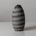 Ingrid Atterberg for Uppsala, stoneware vase brown and white vase K2458