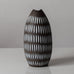 Ingrid Atterberg for Uppsala, stoneware vase brown and white vase K2458