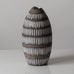 Ingrid Atterberg for Uppsala, stoneware vase brown and white vase K2549