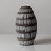 Ingrid Atterberg for Uppsala, stoneware vase brown and white vase K2549