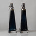 Carl Fagerlund for Orrefors, Sweden, pair of lamps in blue and clear glass J1734 K2032