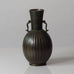 Just Andersen for GAB, Sweden, ribbed bronze handled vase K2558