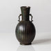 Just Andersen for GAB, Sweden, ribbed bronze handled vase K2558