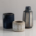 Marianne Starck for Michael Andersen and Sons, stoneware vase with gray and blue glaze L3912
