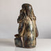 Helge Christoffersen for Royal Copenhagen, Denmark,  unique stoneware sculpture of a young woman L3853