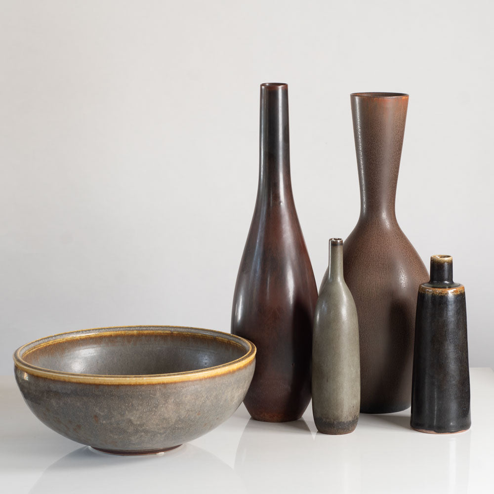 Five vessels by Carl Harry Stålhane for Rörstrand, Sweden