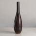 Carl Harry Stalhane for Rorstrand, Sweden, large stoneware vase with brown haresfur glaze L3830