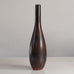 Carl Harry Stalhane for Rorstrand, Sweden, large stoneware vase with brown haresfur glaze L3830