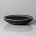 Carl Harry Stålhane for Rörstrand, Sweden, bowl with dark brown matte glaze K2580