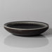 Carl Harry Stålhane for Rörstrand, Sweden, bowl with dark brown matte glaze K2580