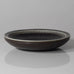 Carl Harry Stålhane for Rörstrand, Sweden, bowl with dark brown matte glaze K2580