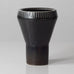 Carl Harry Stålhane for Rörstrand, Sweden,  vase with dark brown matte glaze