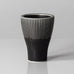 Carl Harry Stålhane for Rörstrand, Sweden, vase with dark brown matte glaze K2451