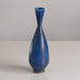 Berndt Friberg for Gustavsberg, Sweden, stoneware vase with blue haresfur glaze L3882
