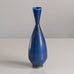 Berndt Friberg for Gustavsberg, Sweden, stoneware vase with blue haresfur glaze L3882
