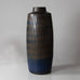 Gunnar Nylund for Rörstrand, Sweden, Rubus monumental stoneware vase with blue matte glaze J1087