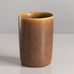 Palshus, Denmark,  cylindrical vase with reddish brown haresfur glaze L3876)