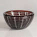 Edvin Öhrström for Orrefors, Sweden, ariel bowl in red and clear glass L3832