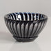 Edvin Öhrström for Orrefors, Sweden, ariel bowl in blue and clear glass L3798