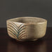 Eva Staehr Nielsen for Saxbo, stoneware bowl with brown glaze K2066