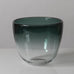 Bengt Orup for Johansfors, Sweden, blue-gray glass vase K2081