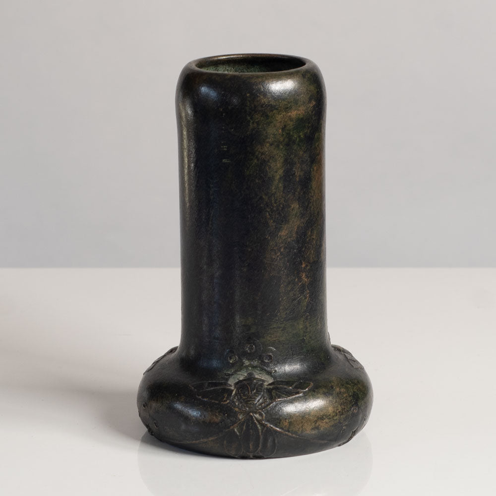Hugo Elmquist, Sweden, art nouveau bronze vase L3635