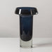 ﻿Kaj Franck for Nuutäjarvi-Nottsjö, Finland, sommerso vase in dark blue and clear glass K2581