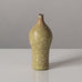 Gunnar Nylund for Rörstrand, Sweden, miniature stoneware vase with yellow ochre glaze K2099