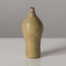 Gunnar Nylund for Rörstrand, Sweden, miniature stoneware vase with yellow ochre glaze K2099