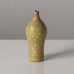 Gunnar Nylund for Rörstrand, Sweden, miniature stoneware vase with yellow ochre glaze K2099