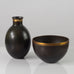 Just Andersen, Denmark, Bronze bowl and vase