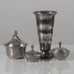 Four pewter vessels by GAB Tenn, CG Hallberg and Svensk Tenn