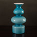 Per Lutken for Holmegaard, Denmark, "Carnaby" vase in blue glass J1540