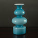 Per Lutken for Holmegaard, Denmark, "Carnaby" vase in blue glass J1540