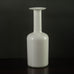 Per Lutken and Michael Bang for Holmegaard, Denmark, white bottle vase J1137