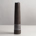 Ingrid Atterberg for Uppsala Ekeby, Sweden, tall vase with line decoration J1260