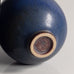 Berndt Friberg for Gustavsberg, Sweden, stoneware egg vase with blue haresfur glaze L3894