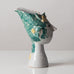 Bjorn Wiinblad, Denmark, faience sculptural vase with multichromatic glaze K2576