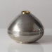 GAB Tenn, Sweden, pewter vase with brass rim K2572