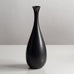Carl Harry Stalhane for Rorstrand, Sweden, stoneware vase with dark brown matte glaze M4041