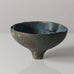 Sheila Fournier, UK, stoneware bowl with blue and olive glaze K2582