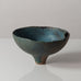 Sheila Fournier, UK, stoneware bowl with blue and olive glaze K2582