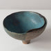 Sheila Fournier, UK, stoneware bowl with blue and olive glaze K2582