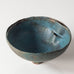 Sheila Fournier, UK, stoneware bowl with blue and olive glaze K2582