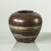 Nylund & Krebs (Saxbo), Denmark, Stoneware vase with brown "snake skin" glaze J1537