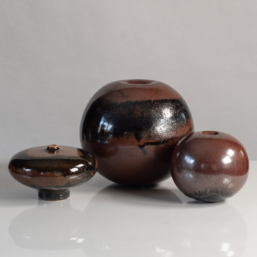 Three vases by Gerald and Gottlind Weigel, own studio, Germany