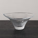 Tapio Wirkkala for Iittala, Finland "Kantarelli" bowl, engraved clear glass