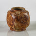 Bode Willumsen, own studio, Denmark, stoneware vase with matte brown glaze N1096